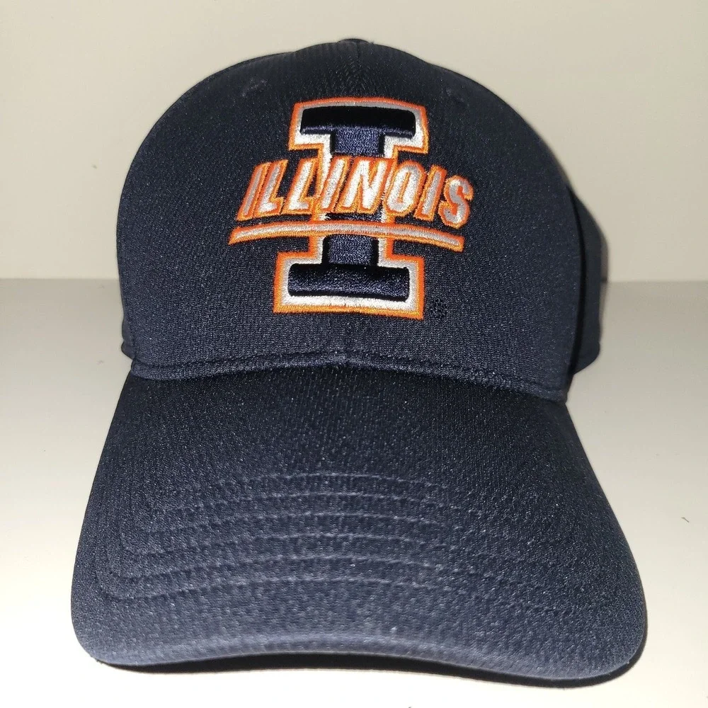 Top Of The World Memory Fit University Of Illinois Fighting Illini OSFA Blue Hat